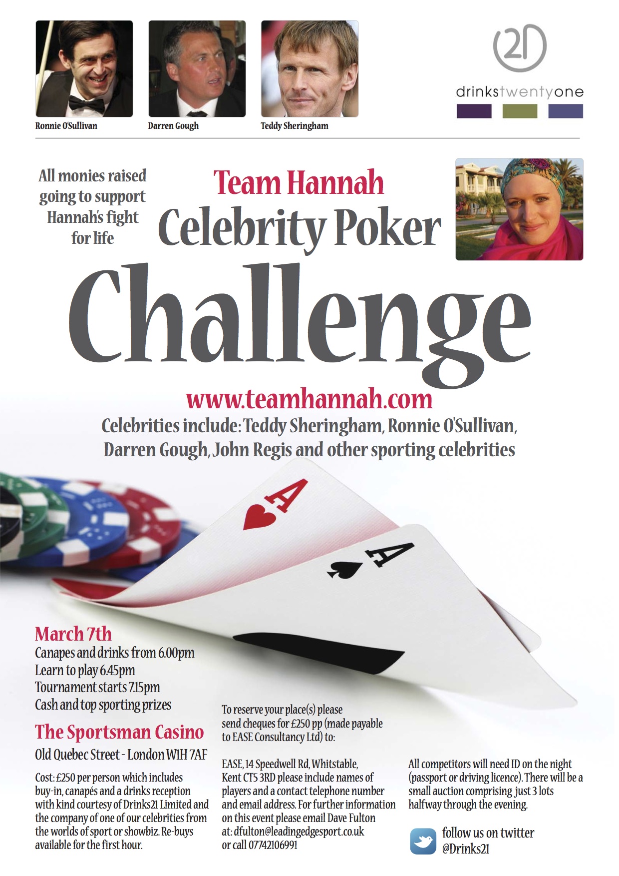 Team Hannah Poker Challenge